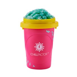 Chill Factor Colour Shock slushy maker Perfectly Pink - Reusable slushy maker cup, homemade slushies. Squeeze cup slushy maker Kitchen toys
