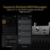 HOTONE Wireless MIDI Controller with Programmable Footswitches, Mobile App Ultra-Compact