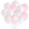 24pcs Latex Bow Balloons, 3 Styles Pink Bow Balloons Bow