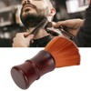 Men Beard Brush Soft Nylon Hair Wooden Handle Beard Grooming