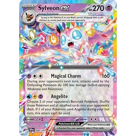 Pokemon - Sylveon ex 086/191 - Surging Sparks – Tera Double Rare – Foil Single Card
