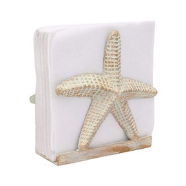 THDC - Servilletero, diseño náutico, color blanco