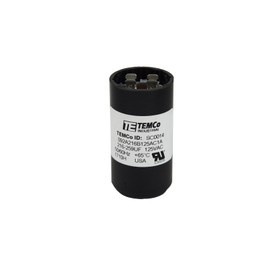 TEMCo 5 LOT Motor Start Capacitor SC0015 - 216-259 mfd 110-125 V VAC Volt uf Round HVAC AC Electric