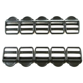 Church Products UK Plastic Ladderlock Buckles 25mm x5,x10,x25,x50,x100 Ideal For Webbing,Straps,Bags (10)