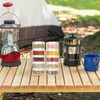 FWUNYVN 2 Sets 5 Layers Clear Portable Travel Spice Jars,