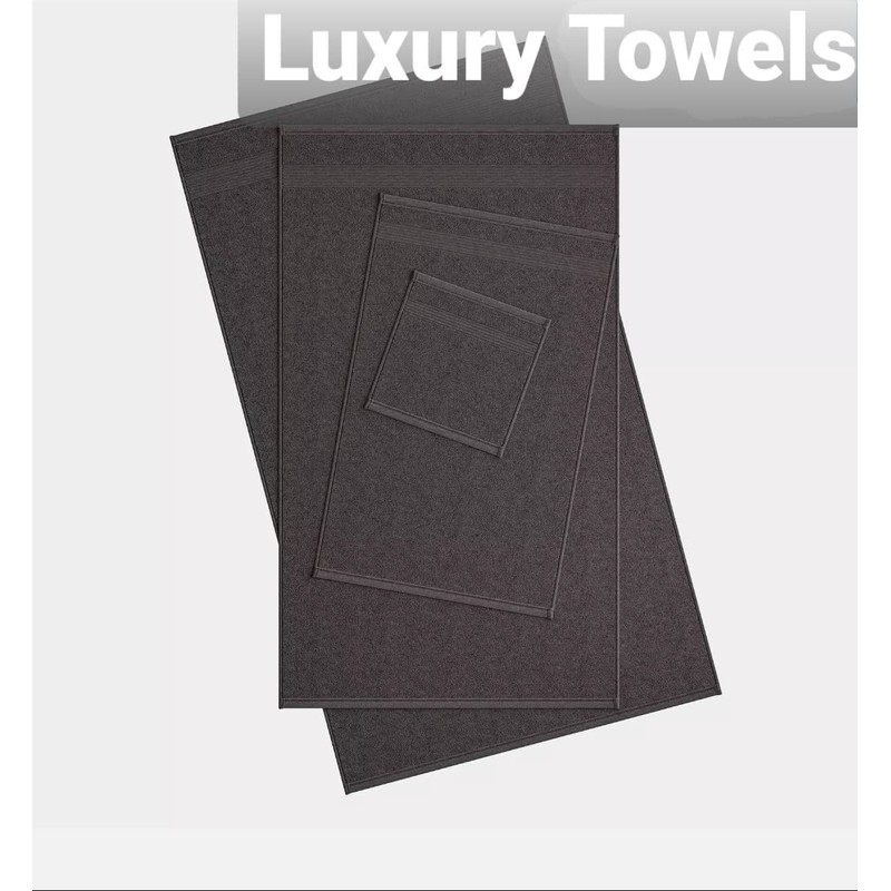 Z Fashion Luxury Towel Set 100% Cotton 2 Piece Towel