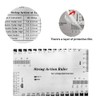 Guitar String Action Gauge Ruler Tool - 9 Understring Radius