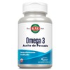 KAL Omega 3 (60 Cpsulas de gel) de aceite de pescado molecularmente purificadas, Garanta Clear quality (absorcin en 30 min).                          
