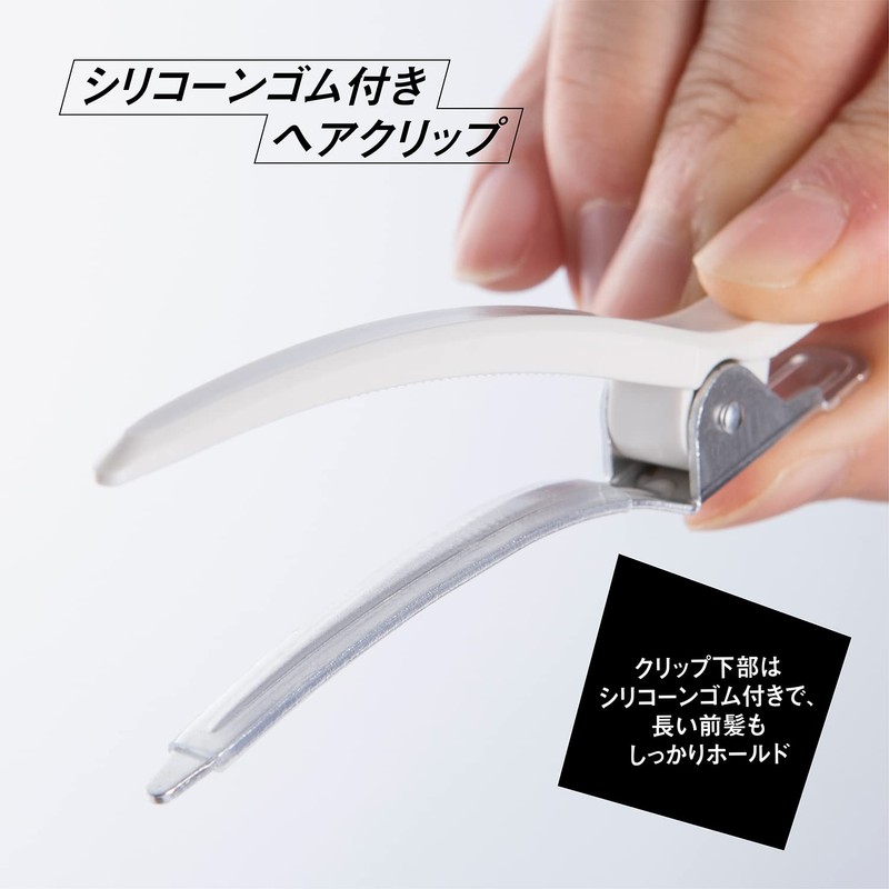 Kai NEROBIANCO KQ3508 Hair Clip, Dakar Clip, Simple, Facial Cleansing,