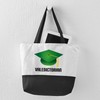 CafePress Valedictorian Graduation (Green) Canvas Tote Top Zipper Closure