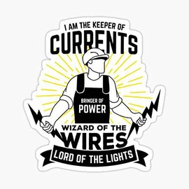 3 pcs Electrician Hard Hat Stickers, for Hard Hat, Window, Car Electrical Safety Helmet Union Decals