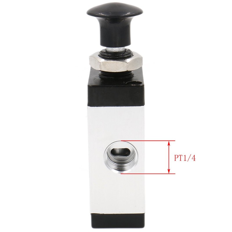 Heschen Pneumatic Air Valve, Hand Draw Valve 3R210-08 3 Way