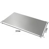 久宝 Metal Productions Aluminum Plate Slim Thickness 0.5 X Width