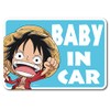 LCS-520 ルフィ BABY IN CAR ONE PIECE（ワンピース）ベビーインカー ワンピース公式グッズ ステッカー