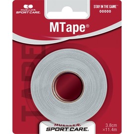 Mueller(ミューラー) Mテープ チームカラー ブリスターパック グレー 38mm Mtape Team Color Blister Pack Gray [1個入り] 非伸縮コットンテープ 430829 グレー 38mm