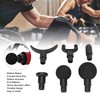 6pcs Deep Tissue Massager Head Set EVA Replaceable Head Attachment