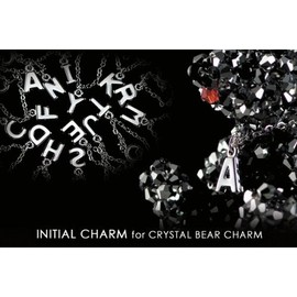 Garson DAD Initial Charm for Crystal Bear Silver [M] HA182-01 D.A.D