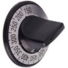 LUX PRODUCTS CPR401 Black Electric Oven Knob