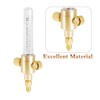 Timunr Nitrogen Flow Meter 1/4 Inch SAE Flare Inlet and