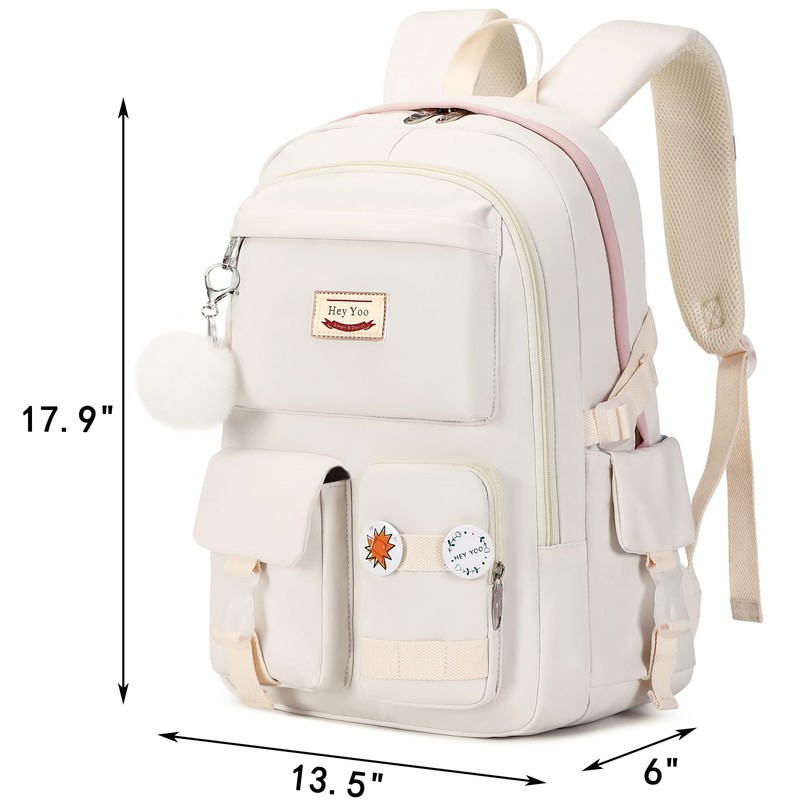 Hey Yoo Backpack for Girls Bookbag Cute School Bag College