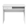Bush Furniture Cabot Small Writing Desk with Drawer and Shelf,
