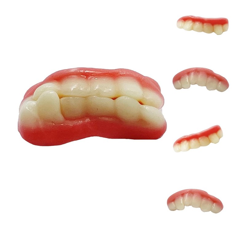 Gummi Teeth Candy, Delicious Fruit Flavors Gummies (17.6 Pounds)