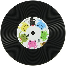 Nakajima Corporation 172280 Pickle Dancatanska Record Coaster, Black