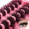 Cat-Eye Lashes Flu-ffy Mink Lashes 20mm Fox Eye Long False