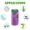 HDSBFCWYGG <- 4pcs -> TL-5955 2/3 AA Battery 3.6V 1650mAh