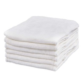 Set of 6 Nappy Inserts 100% Bamboo for Reusable Nappies - 4-Layer Bamboo Inserts