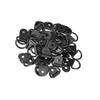 Motoforti 40pcs D Ring Tie Down Anchor 3mm Diameter for Truck Cars Black Long-lasting