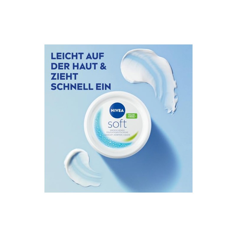 Nivea soft Creme 100ml Erfrischende Feuchtigkeitscreme
