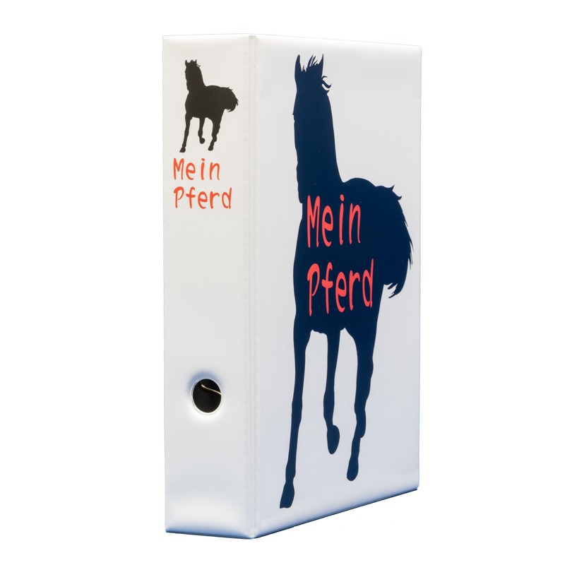 Motif Folder A4 My Horse, PVC Folder with 2 Mechanics,