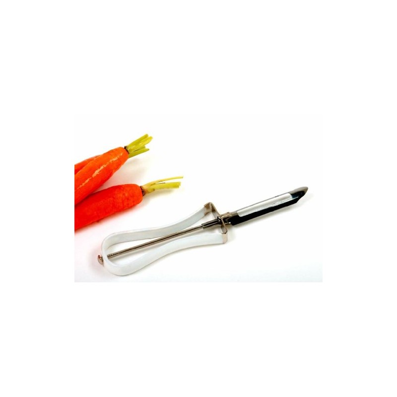 Norpro White Peeler PVC Handle, Pack of 1