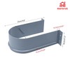 Under Sink Basin U Shaped PVC Pipe Covers for Bathroom