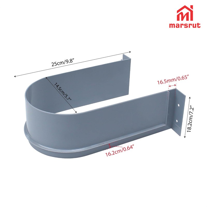 Under Sink Basin U Shaped PVC Pipe Covers for Bathroom