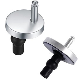 2PCS General Purpose Toilet Seat Hinge Fittings for Mounting, Quick Release Hinge Retaining Bolt, Expansion Screw, Cover Buckle for Replacing Toilet Seat Parts