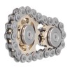 Stainless Steel Fidget Sprocket Toy Children Gears Linkage Bike Chain