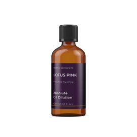 Mystic Moments | Lotus Pink Absolute Precious Oil Dilution 100ml 3% Jojoba Blend Perfect for Massage, Skincare, Beauty and Aromatherapy