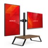 AOKCOS Dual Monitor Stand for 12-27 Inch LED/OLED Screen, Full