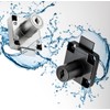 Litensh Cam Lock with Key Alike, Security Cabinet Lock Cupboard