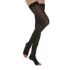 Relaxsan Basic 970A (Black 1/S) - open-toe firm support Thigh