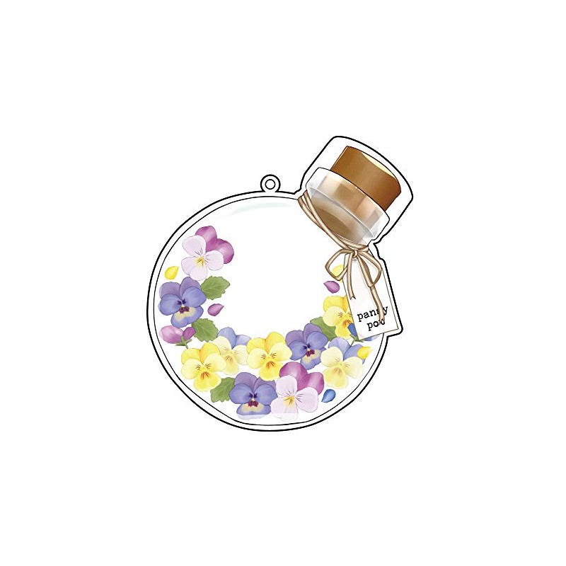 Hagoromo Acrylic Makeup Cover #Pansy Pot No.82305