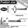 Pack of 2 universal construction keys, architect keys, long and