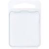 Collecting Warehouse Clear Plastic Clamshell Package/Storage Container, 1.6875" H x