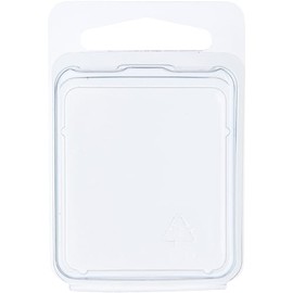 Collecting Warehouse Clear Plastic Clamshell Package/Storage Container, 1.6875" H x 1.5" W x 0.75" D