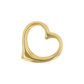 Amor 2015242 Women's Pendant 0.7 cm Gold Heart Design Comes in Jewellery Gift Box, Gold, None