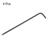 sourcing map 4pcs Ball End Hex Key Wrench 2.5mm L-Shape