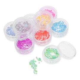 OHPHCALL Glass Nail Beads Gems for Nail Art and Portable Decorations for Creative Designs for Art