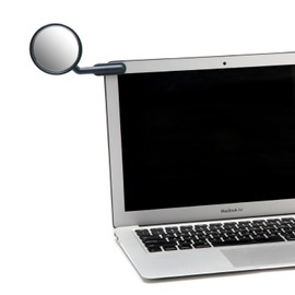 Peleg Design Watch-It – Monitor Mirror, Clip-On Cubicle, Computer Rear-View mirror, Convex for Personal Safety or Security, Cabinet Desk Rear-View Monitors Blind Spot